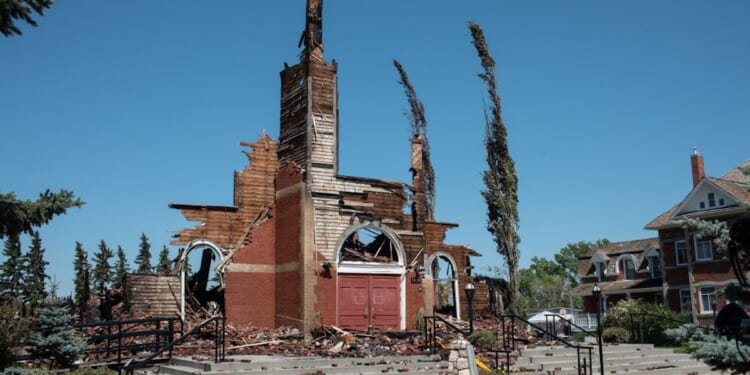 Churches Are Burning, And The Lie Fueling It Still Holds