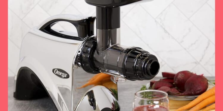 Omega Juicer Premium Vegetable and Fruit Juice Extractor is 51% off on Amazon