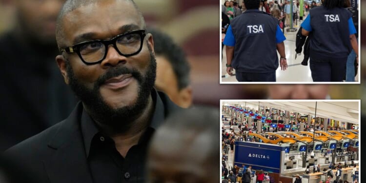 Tyler Perry finds $250K workaround to help unpaid TSA workers at Atlanta airport