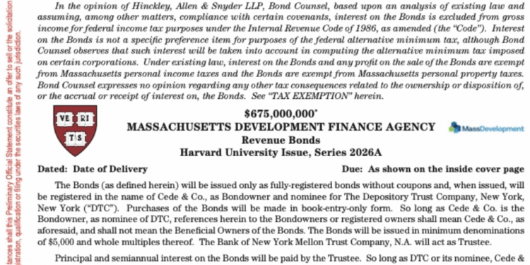 Harvard To Borrow Another $675 Million as Applications Plunge