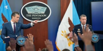 Hegseth gives fiery defense of Iran war; Caine predicts more US losses