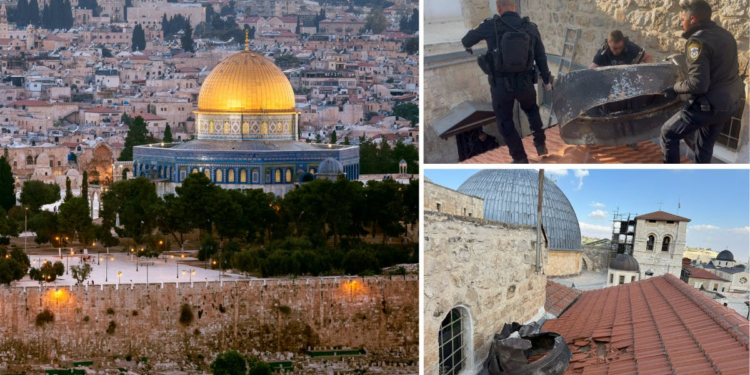 Iranian Missiles Threaten To Damage Jerusalem’s Holiest Sites As Debris Rains Down
