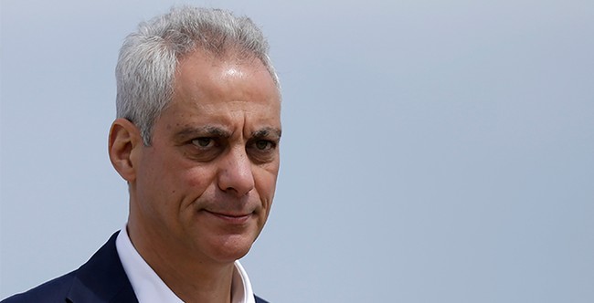 Rahm Emanuel's Ferocious Salad Tossing Technique Signals His POTUS Ambition – Twitchy