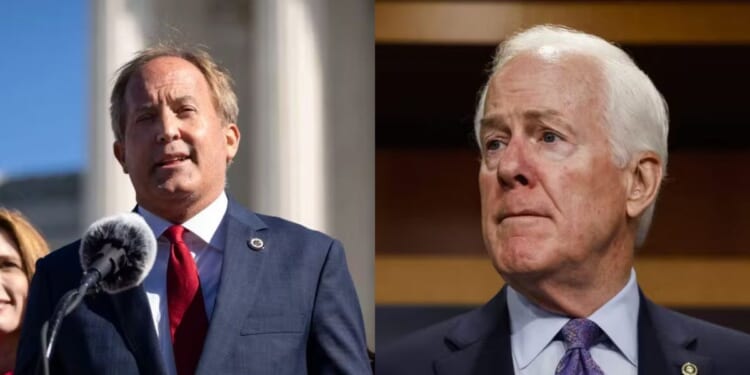 Texas GOP Battle Between Cornyn And Paxton Will Head To Runoff