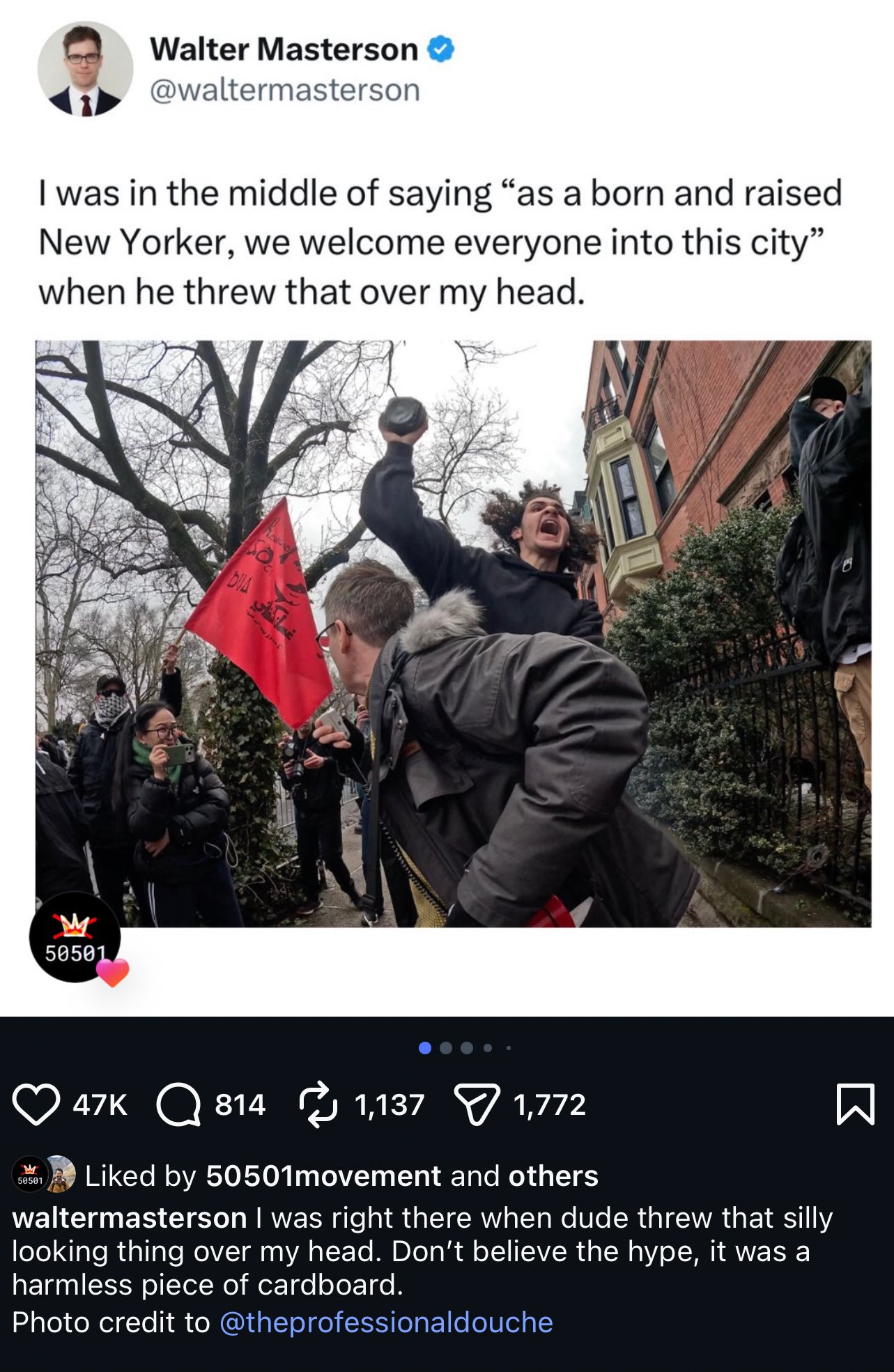 Source: @waltermasterson/Instagram