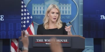 Viral Close-Up of Karoline Leavitt Triggers Outrage Cycle Over Press Sec – Twitchy