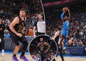 Lakers fall to Thunder 139-96 in Oklahoma City