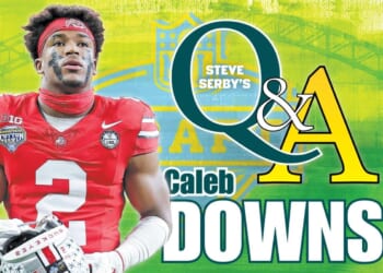 Caleb Downs isn't shy about his NFL ceiling before draft