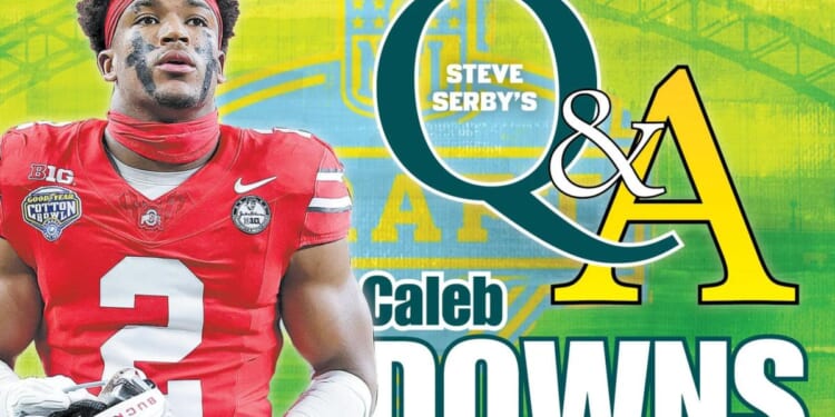 Caleb Downs isn't shy about his NFL ceiling before draft