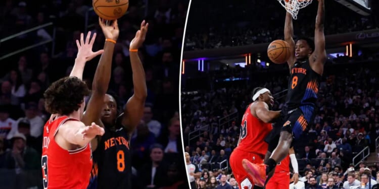 An agressive OG Anunoby increasingly elevates Knicks' ceiling