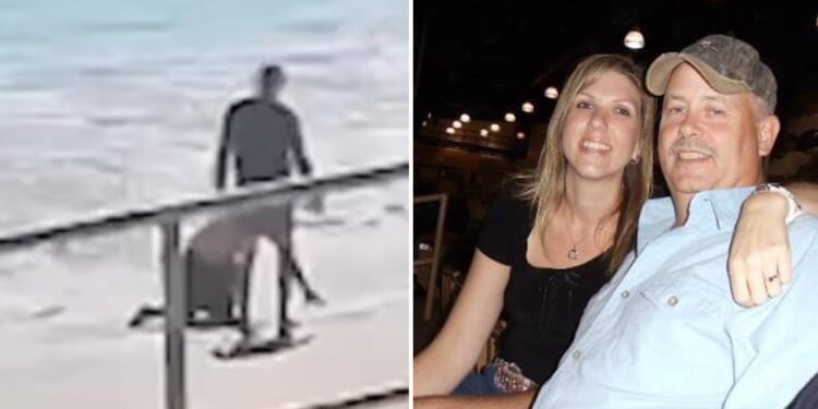 Woman leaps into action to save struggling swimmer — only to learn he's wanted for a double murder