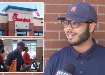 North Carolina Chick-fil-A worker, 18, finds $10K in restroom and returns it