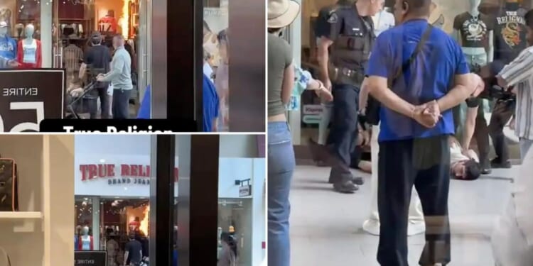 Video shows suspected arsonist set fire at Ontario Mills Mall