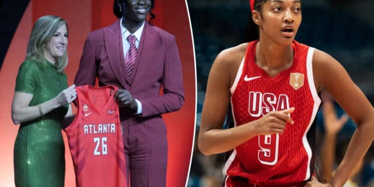 Angel Reese excited by Dream's Madina Okot first-round draft pick