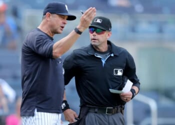 Yankees' Aaron Boone rips 'overly sensitive' umps after ejection
