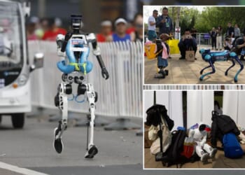 Humanoid robots beat humans in China half-marathon — and set world record