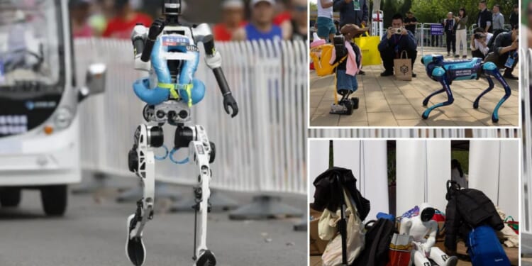 Humanoid robots beat humans in China half-marathon — and set world record