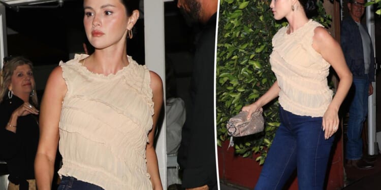 Selena Gomez steps out in $78 Free People top