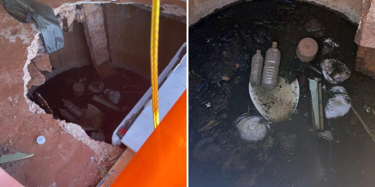 Australian tourist trapped waist-deep in sewage after outback toilet collapses