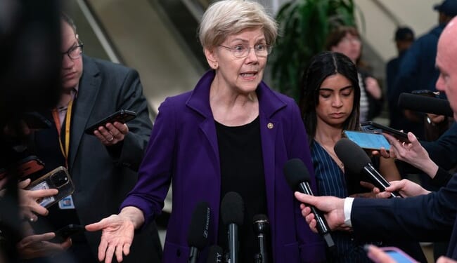BOO-EFF'N-HOO! Liz Warren CRYING on X About Mean Trump Making Senators Work Late Goes HILARIOUSLY Wrong – Twitchy