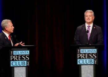Carter, Collins throw elbows in Georgia Senate GOP debate