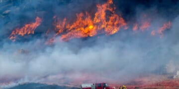 Crews making progress containing Southern California wildfire as some mandatory evacuations remain