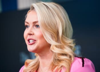 Leavitt defends SAVE America Act push at Turning Point event with Erika Kirk