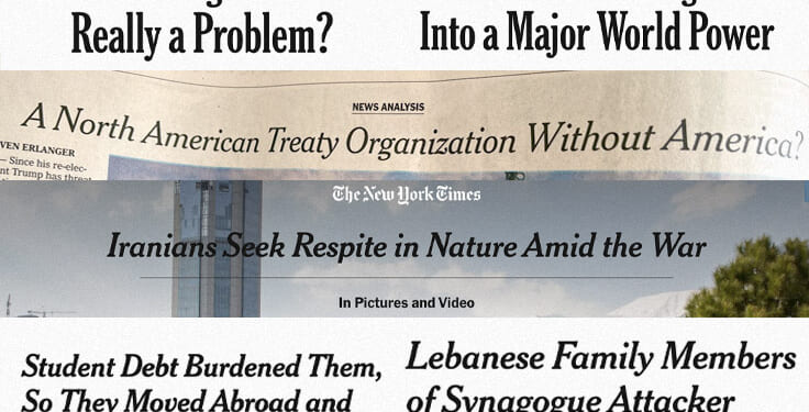 The New York Times, Ladies and Gentlemen