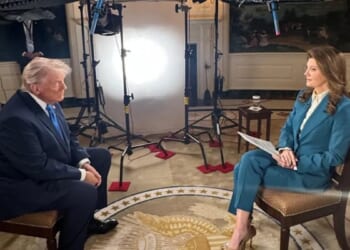 Trump Explains Delay Leaving Ballroom, Says He Wanted To Personally Assess Scene