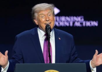 Trump teases upcoming release of UFO documents at Turning Point USA event