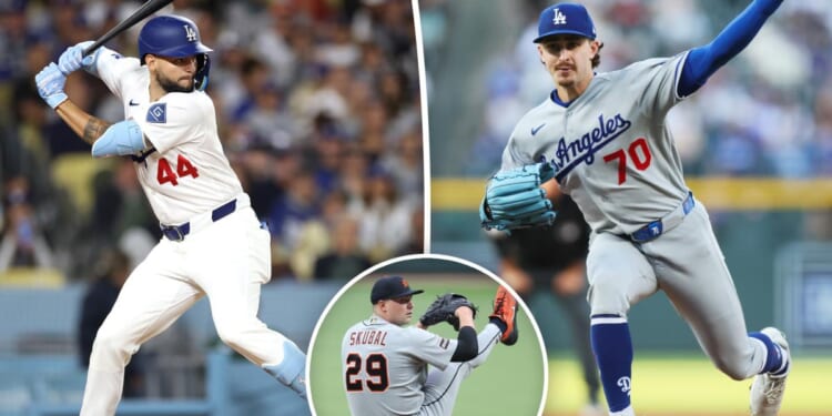Dodgers riding Justin Wrobleski’s arm, Andy Pages’ bat