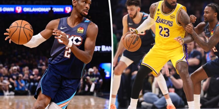 Lakers fall to Thunder 125-107 in Game 2 in Oklahoma City 