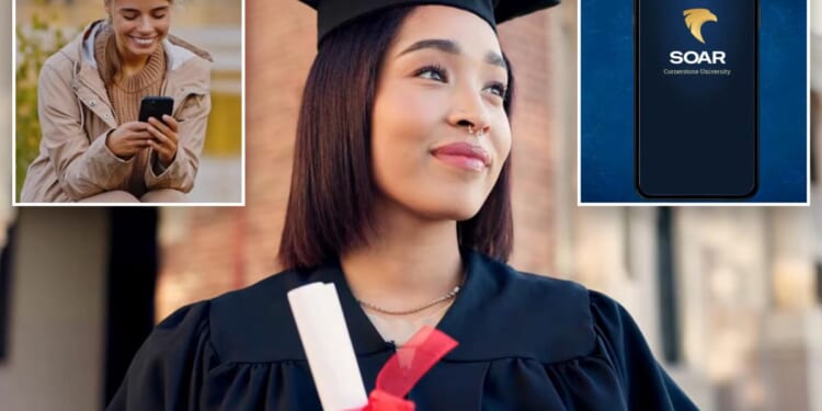 Cornerstone University lets students earn bachelor's and master's degrees on their phone