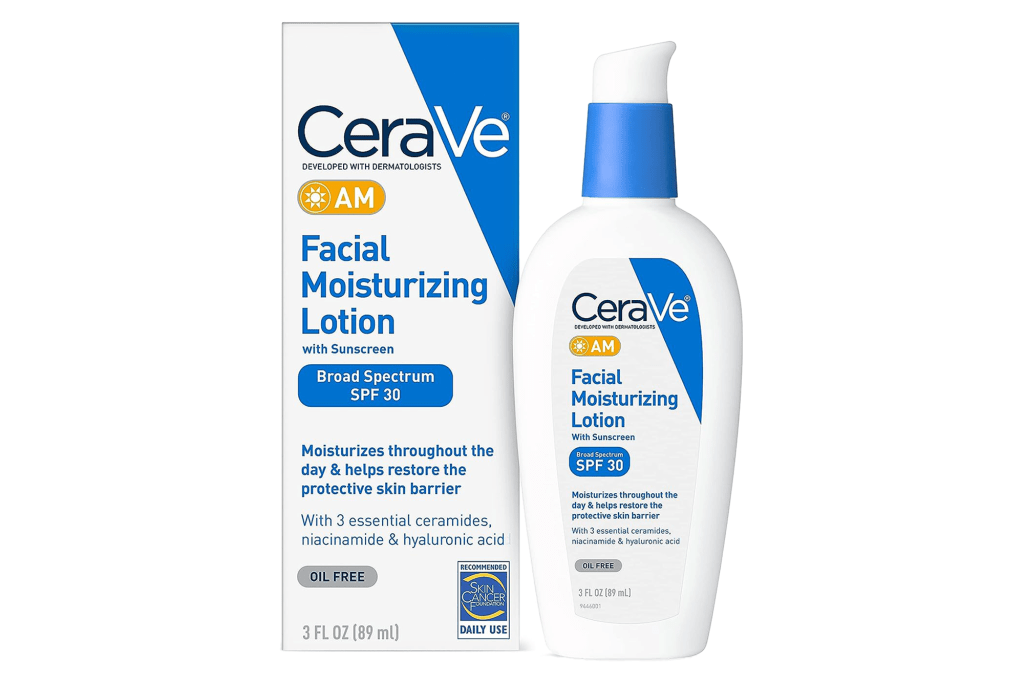 CeraVe AM Facial Moisturizing Lotion Broad Spectrum SPF 30