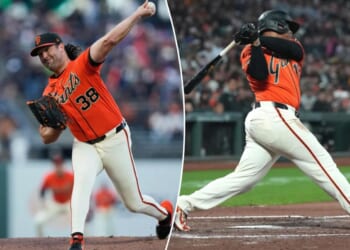 Devers begins to heat up as Giants start series vs. Pirates on strong note