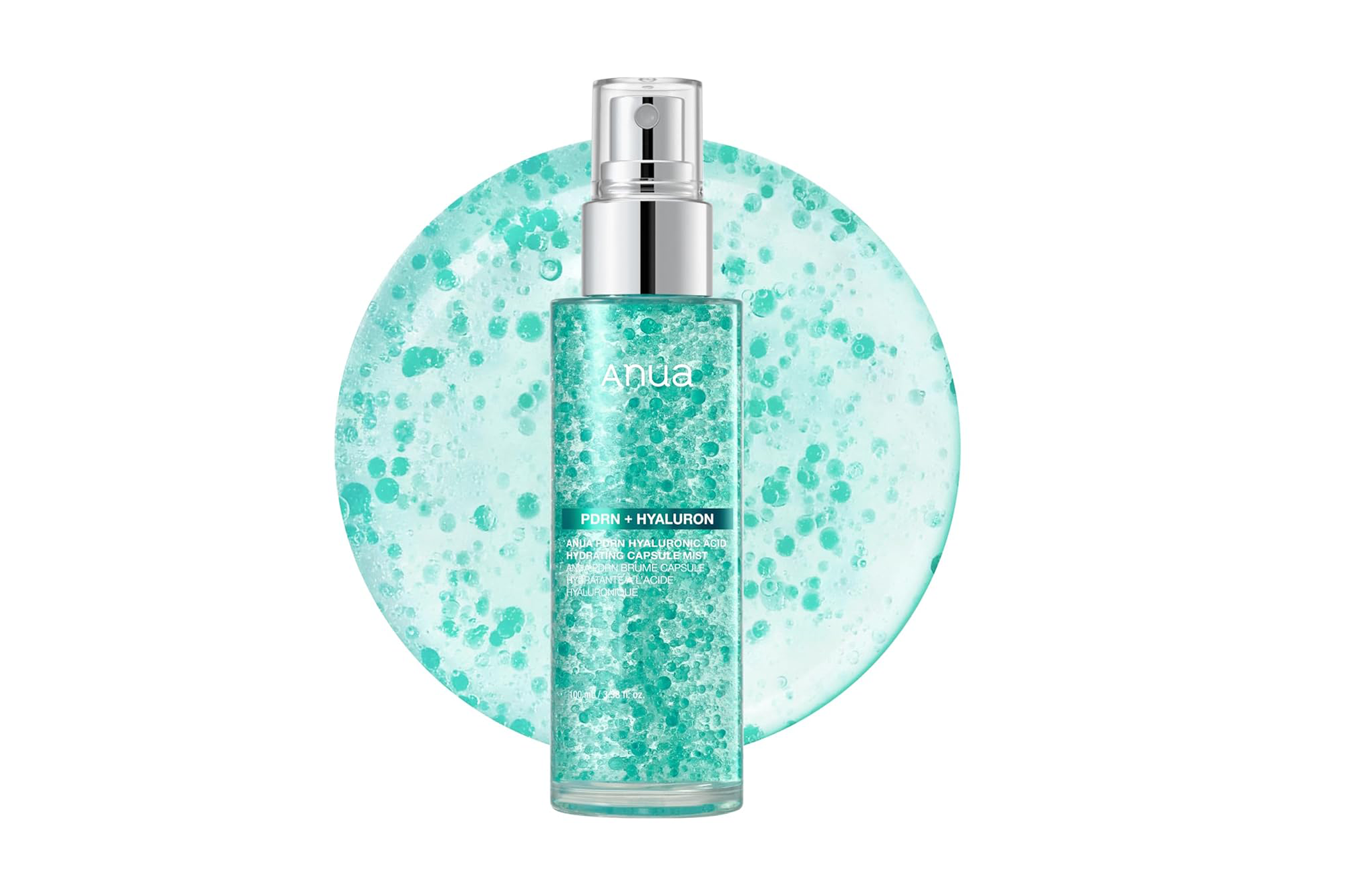 Anua PDRN + Hyaluron Hydrating Capsule Mist spray bottle.