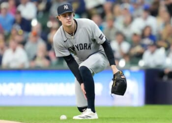 Yankees' Cam Schlittler 'not really concerned' after getting drilled by comebacker again