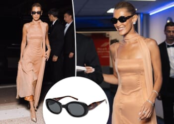 Bella Hadid paired Prada with $50 Amazon sunglasses at Cannes Film Festival 2026