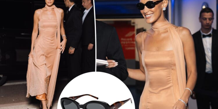 Bella Hadid paired Prada with $50 Amazon sunglasses at Cannes Film Festival 2026