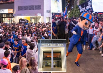 MSG's Knicks watch party permits denied after cops complain of drunk and rowdy crowds flodding streets: Sources