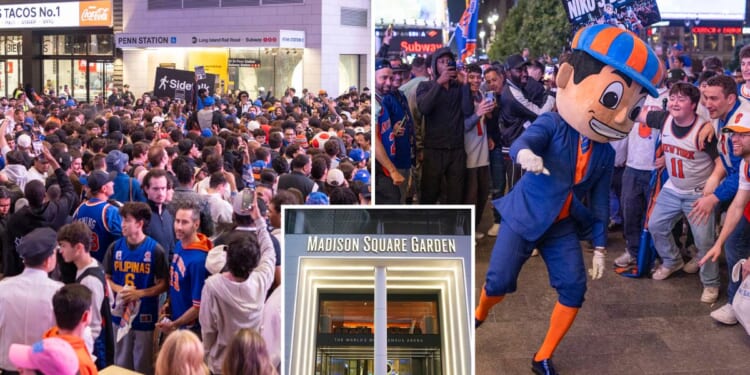MSG's Knicks watch party permits denied after cops complain of drunk and rowdy crowds flodding streets: Sources