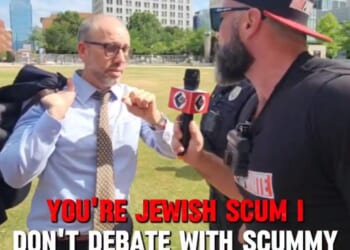 Neo-nazi antisemetic conspiracy theorist unleashes vile Jewish attack in latest sick social media stunt: 'Your Holocaust was fake'