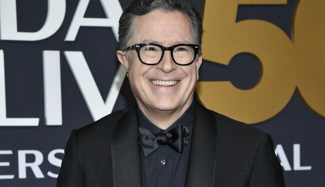 Trump Trolls Colbert with Hilarious AI Video of Throwing Him in the Dumpster – Twitchy