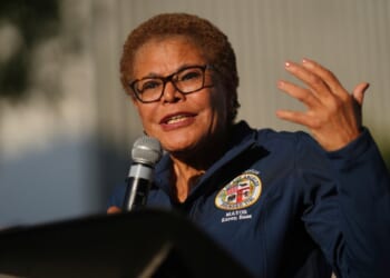 Bass says LA mayoral race opponent Spencer Pratt ‘tapping into a general sense of anger’