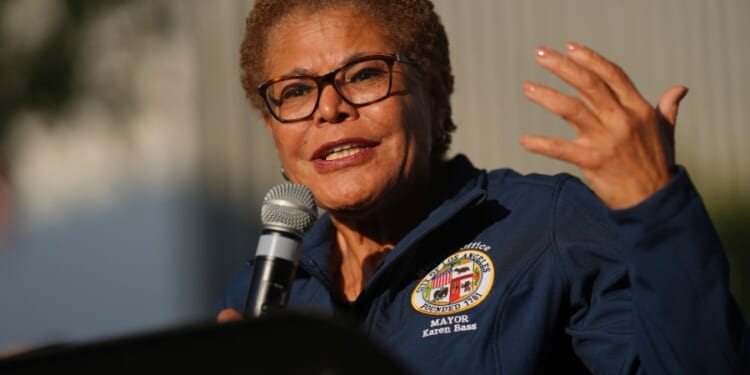 Bass says LA mayoral race opponent Spencer Pratt ‘tapping into a general sense of anger’