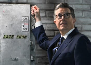 Colbert eschews politics during final 'Late Show' on CBS