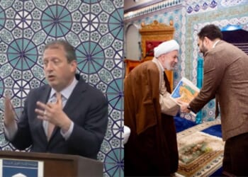 Democratic House Hopeful Brad Lander Shows Up at Holocaust-Denier's Mosque, Chants in Arabic and Vows To 'Partner' With Muslim 'Squad' Members and Mamdani