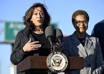 Kamala Endorses Bass for 'Fixing' Homelessness — Next Day, Homeless Burn Down LA's 110 Freeway (Again) – Twitchy