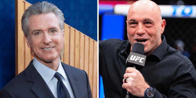 Newsom says Rogan 'too chicken' for podcast invitation