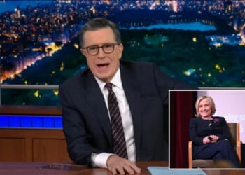 Stephen Colbert reveals unaired 'Late Show' Hillary Clinton graphic that never aired
